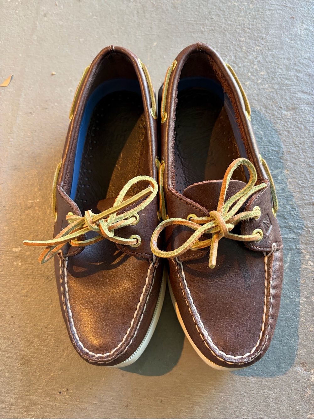 Sperry Brown Leather Boat Shoes